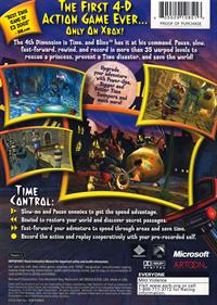 Blinx: The Time Sweeper - Box - Back Image