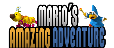 Mario's Amazing Adventure - Clear Logo Image