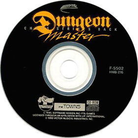 Dungeon Master: Chaos Strikes Back - Disc Image