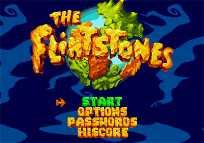 The Flintstones (Ocean Software) - Screenshot - Game Title Image