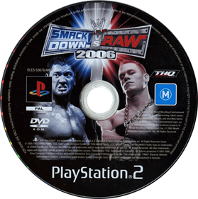 WWE SmackDown! vs. Raw 2006 - Disc Image