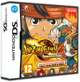 Inazuma Eleven 2: Firestorm - Box - 3D Image