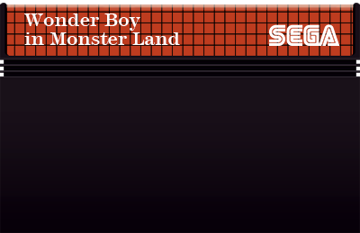 Wonder Boy in Monster Land - Cart - Front Image