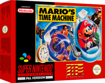 Mario's Time Machine - Box - 3D Image