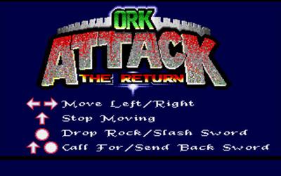 Ork Attack: The Return - Screenshot - Game Title Image