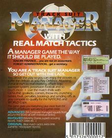 Track Suit Manager  - Box - Back Image