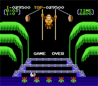 Donkey Kong 3 - Screenshot - Game Over Image