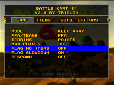 Battle Kart 64 - Screenshot - Game Title Image
