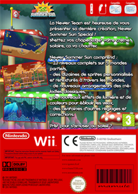 Newer Super Mario Bros. Wii Summer Sun - Box - Back Image