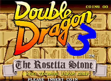 Double Dragon 3: The Rosetta Stone - Screenshot - Game Title Image