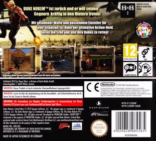 Duke Nukem: Critical Mass - Box - Back Image
