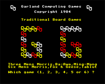 Traditional Board Games - Screenshot - Game Title Image