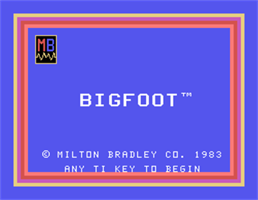 Bigfoot - Screenshot - Game Title Image