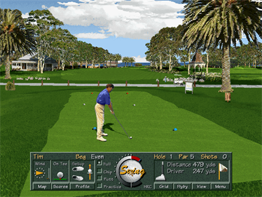 Golf Pro 2000 Downunder - Screenshot - Gameplay Image