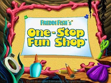 Freddi Fish's One-Stop Fun Shop - Screenshot - Game Title Image