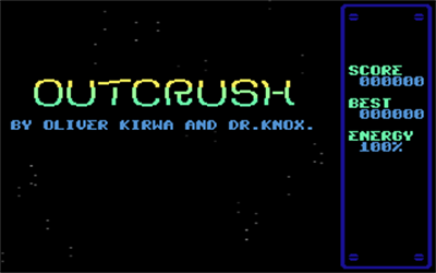 Outcrush - Screenshot - Game Title Image