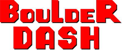 Boulder Dash (1984) - Clear Logo Image