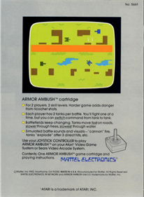 Armor Ambush - Box - Back - Reconstructed Image