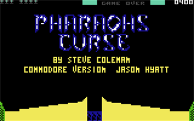 The Pharaoh's Curse - Screenshot - Game Title Image