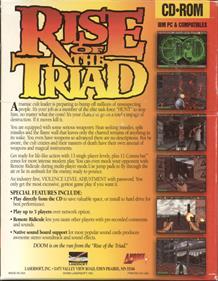 Rise of the Triad: The HUNT Begins (Deluxe Edition) - Box - Back Image