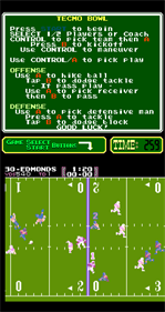 Tecmo Bowl (PlayChoice-10) - Screenshot - Gameplay Image