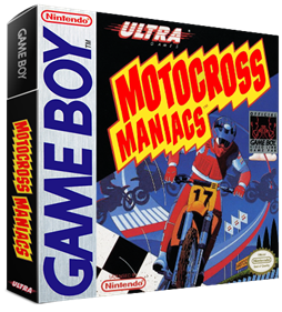 Motocross Maniacs - Box - 3D Image