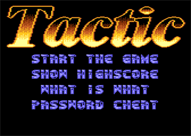 Tactic - Screenshot - Game Title Image