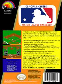 Major League Baseball - Box - Back Image