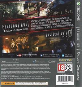 Resident Evil: Origins Collection - Box - Back Image