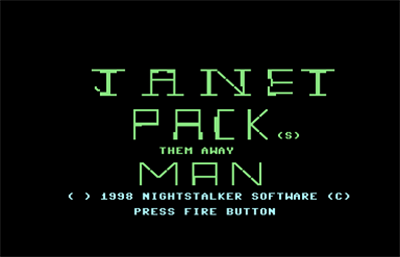 Janet Pack Man - Screenshot - Game Title Image