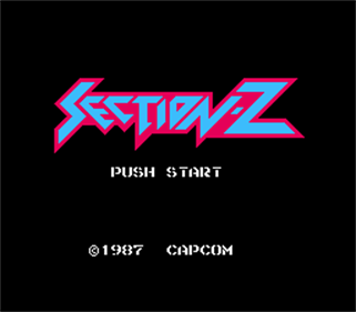 Section-Z - Screenshot - Game Title Image