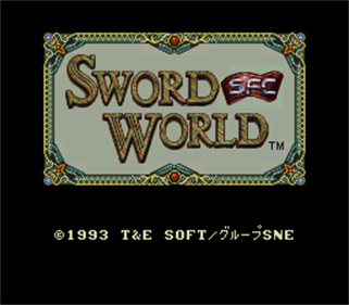 Sword World SFC - Screenshot - Game Title Image
