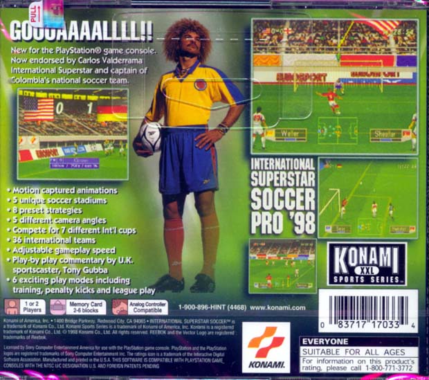 International Superstar Soccer (PlayStation 2) - The Cutting Room Floor