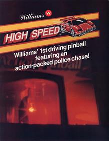 High Speed - Advertisement Flyer - Front Image