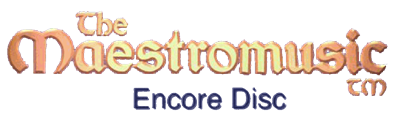 The Maestromusic: Encore Disc - Clear Logo Image