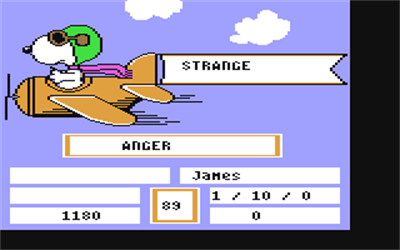 Snoopy's Skywriter Scrambler - Screenshot - Gameplay Image