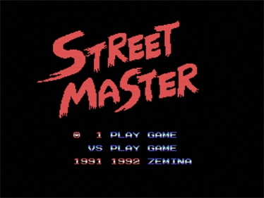 Street Master - Screenshot - Game Title Image