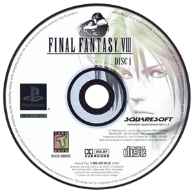 Final Fantasy VIII - Disc Image