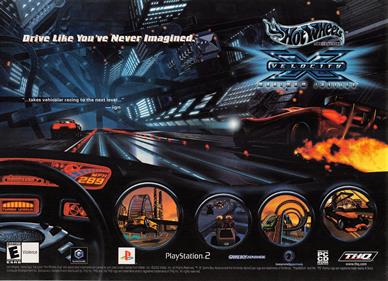 Hot Wheels: Velocity X: Maximum Justice - Advertisement Flyer - Front Image