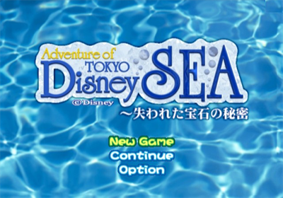 Adventure of Tokyo DisneySEA - Screenshot - Game Title Image