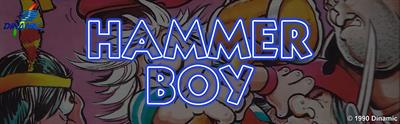 Hammer Boy - Arcade - Marquee Image