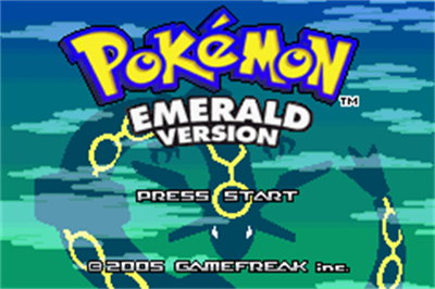 Pokémon Emerald Double Version - Screenshot - Game Title Image