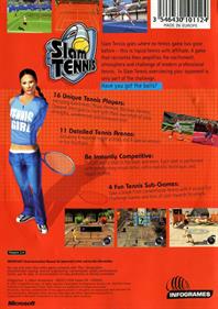 Slam Tennis  - Box - Back Image