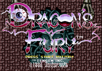 Dragon's Fury - Screenshot - Game Title Image