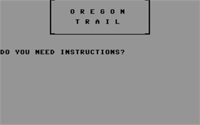 Oregon Trail - Screenshot - Game Title Image