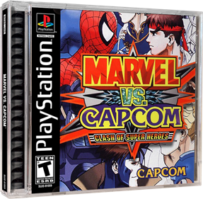 Marvel vs. Capcom: Clash of Super Heroes - Box - 3D Image