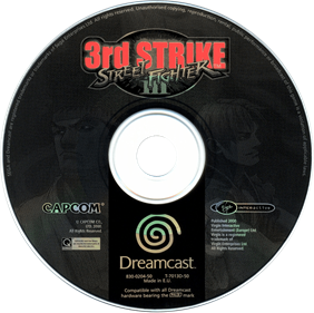 Street Fighter III: 3rd Strike - Disc Image