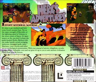 Herc's Adventures - Box - Back Image