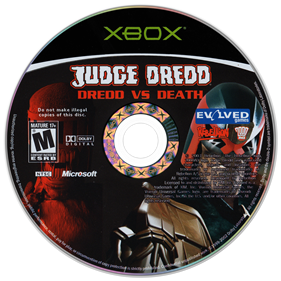 Judge Dredd: Dredd vs. Death - Disc Image