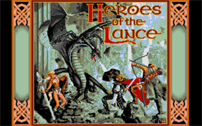 Heroes of the Lance - Screenshot - Game Title Image